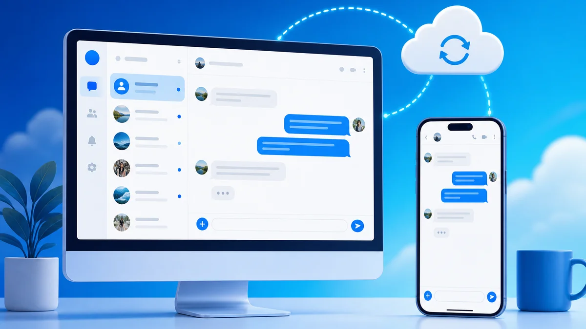 Telegram 多端同步示意